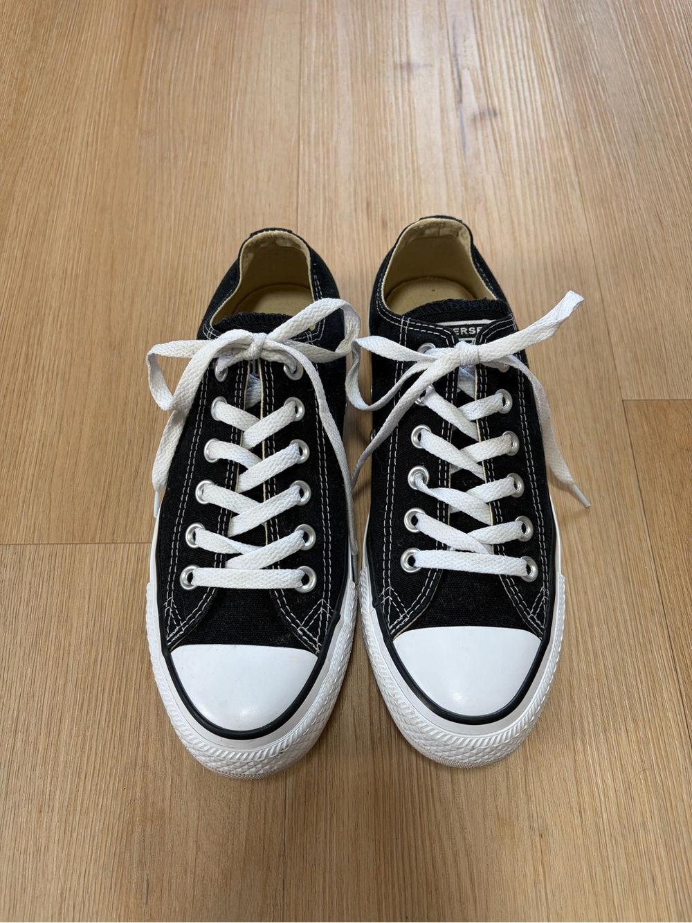 Converse Black and White Low-Top Chuck Taylor Sneakers